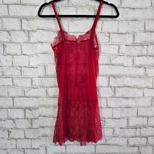 b.temptd red teddy nightgown